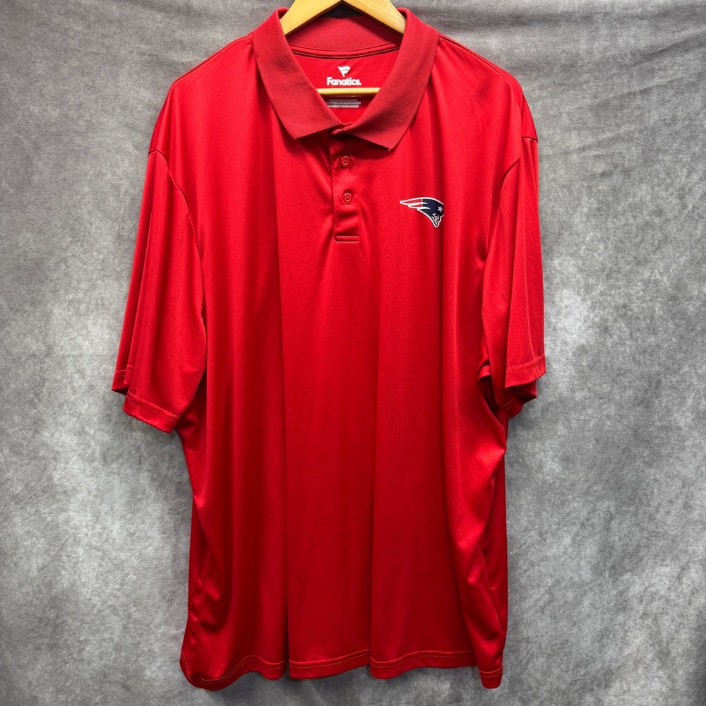Fanatics Patriots Red Polo Size 4XL